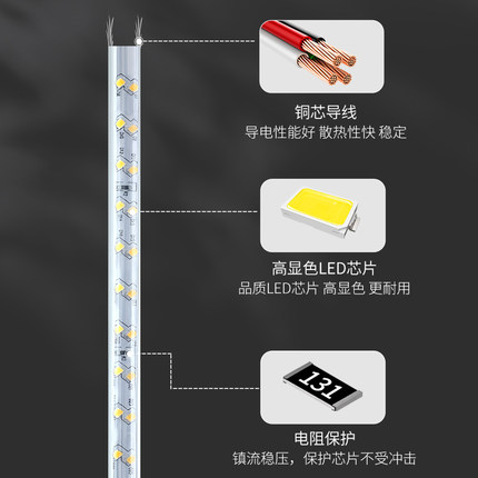LED灯带灯条吊顶三色家用防水装饰户外