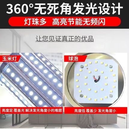 节能灯泡超亮省电led灯泡家用恒流无频闪E27螺口工厂车间仓库路灯