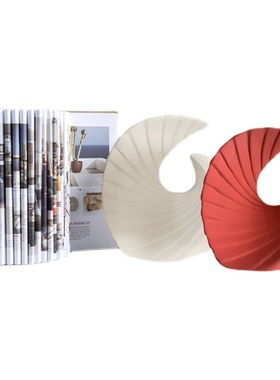 简约装饰居家新中式禅意样板间软装摆件桌面玄关茶室陶瓷素烧摆件