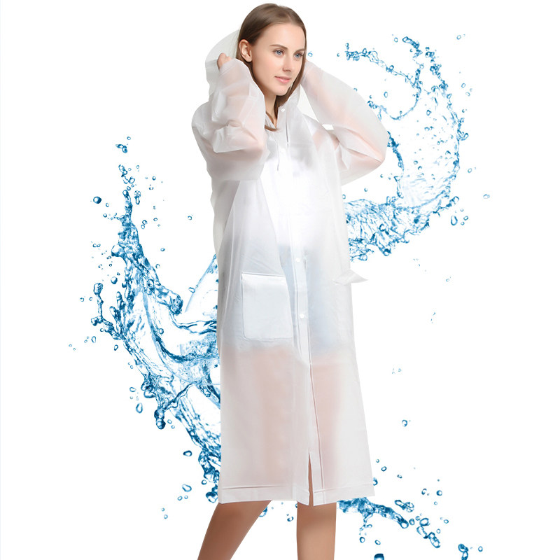 旅游透明雨衣成人徒步套装防水男女式户外长款加厚雨披