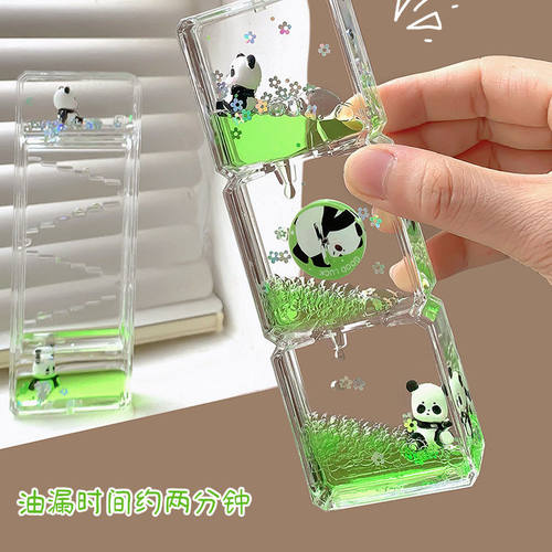 【工位解压】熊猫油滴摆件