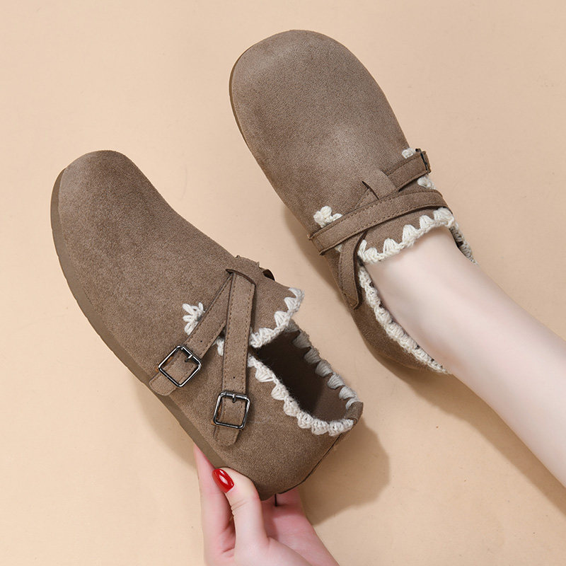 厚底全包勃肯鞋女2026新款一脚蹬懒人单鞋休闲轻便百搭女士豆豆鞋,女鞋,乐福鞋（豆豆鞋）,淘宝优惠券,粉丝福利购,淘宝优惠卷