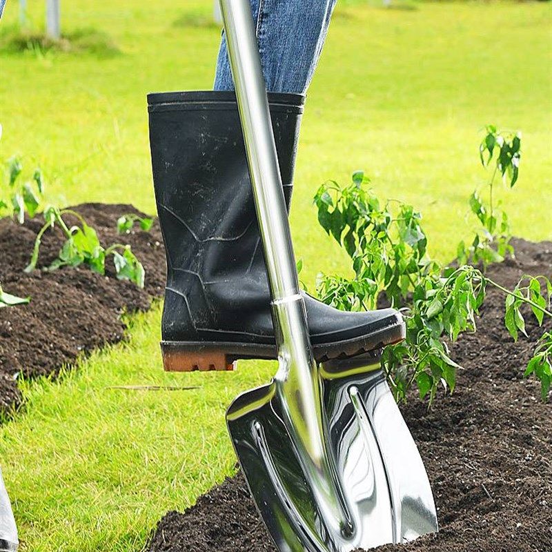 铁锹农用户外全钢铲子加厚挖土园艺种树工具赶海不锈钢大铁锨铁铲