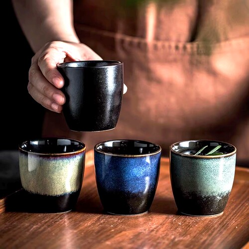 杯子高级感轻奢高颜值咖啡手握杯