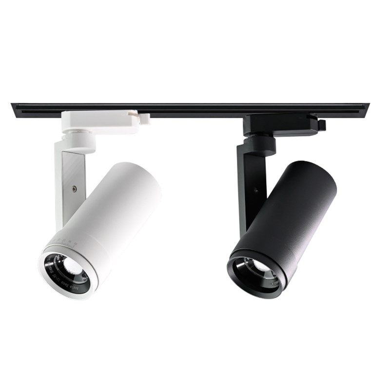 博物馆单灯调光轨道射灯可调焦COB25W20W美术馆画廊射灯LED导轨灯,家装灯饰光源,轨道灯,淘宝优惠券,粉丝福利购,淘宝优惠卷