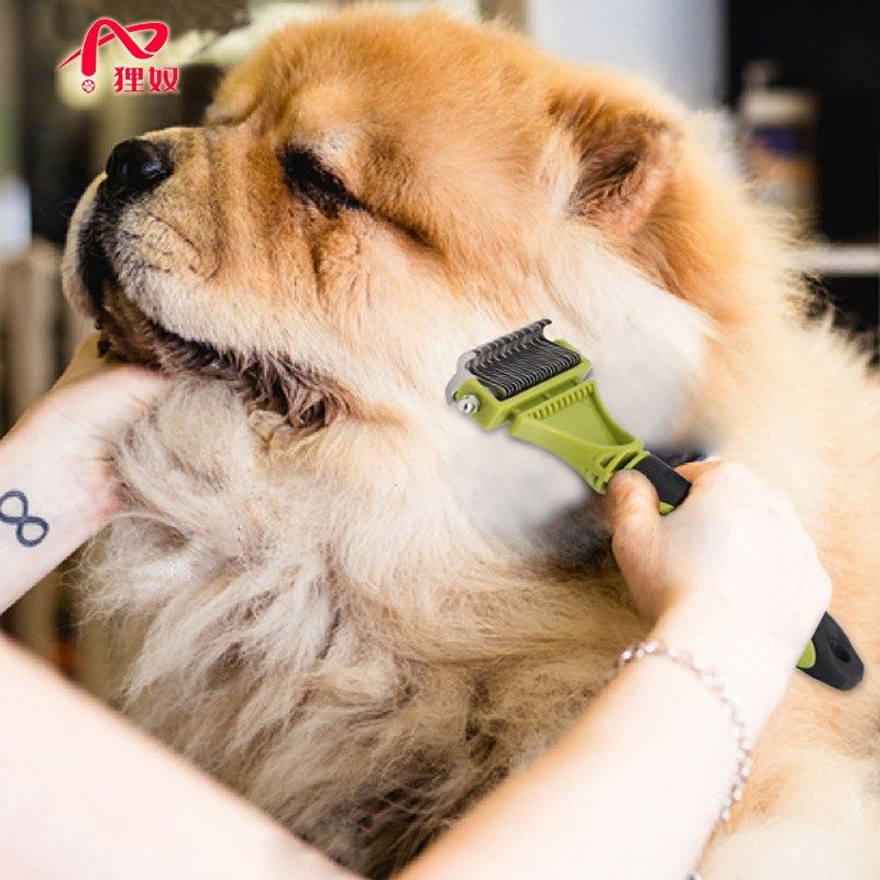 狸奴宠物开结梳双面双刀头猫狗美容清洁祛除浮毛金属钢针直排梳子,宠物/宠物食品及用品,猫狗梳子/排梳,淘宝优惠券,粉丝福利购,淘宝优惠卷