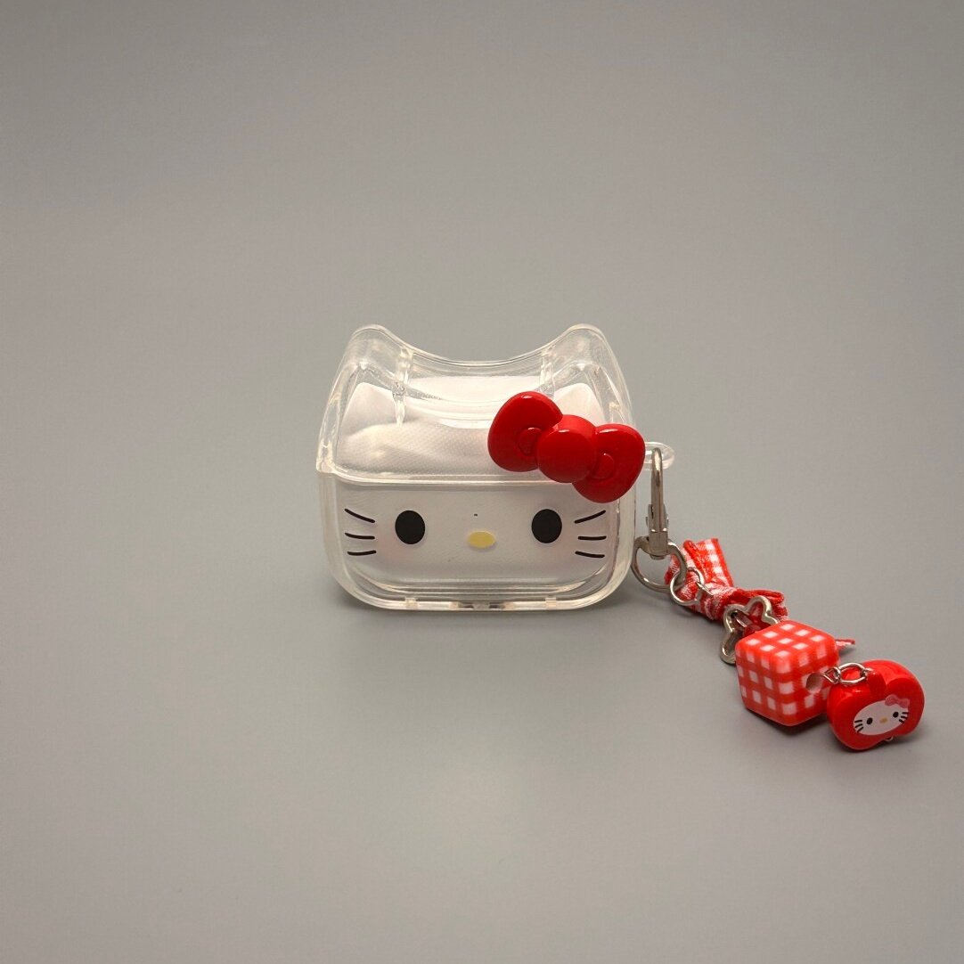 可爱红蝴蝶结韩系秋冬个性小众爆款设计简约古早适用于苹果Airpods2代耳机保护套3Pro软AirpodsPro3女