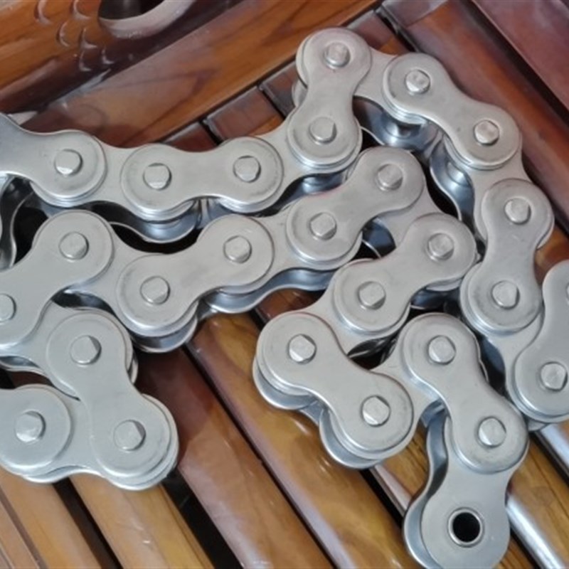 304不锈钢工业链条双排08A/10B/12B/16B/20B/24B/28B/32B/40B/48B