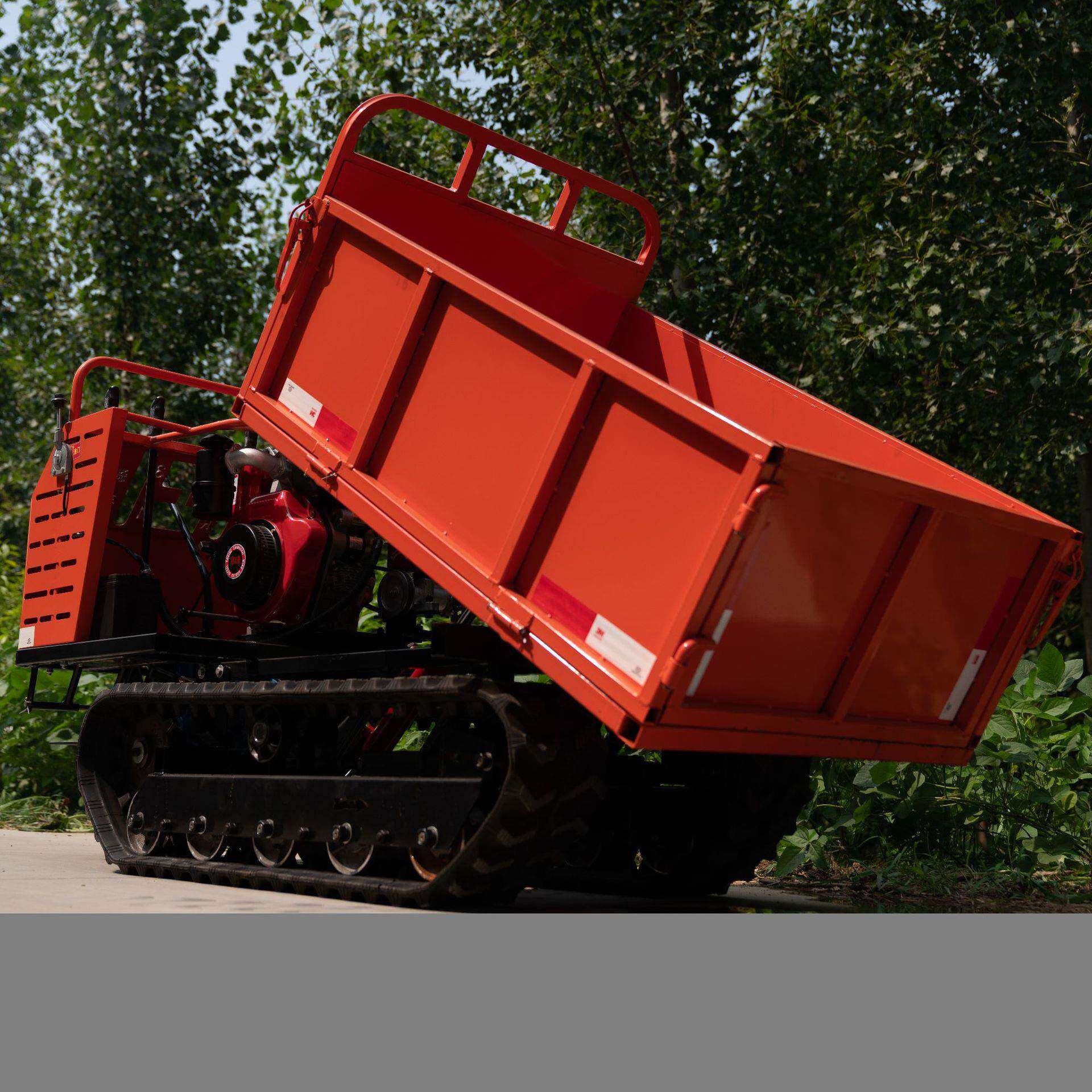 手扶式履带运输车工程装载自行设备履带农用运输车