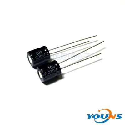 插件铝电解电容6x710V220uf6X86.3X7LED驱动电源充电器适用