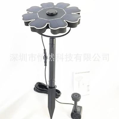 太阳能喷泉太阳能地插喷泉漂浮喷泉花瓣喷泉QR-0820AQR-0816A