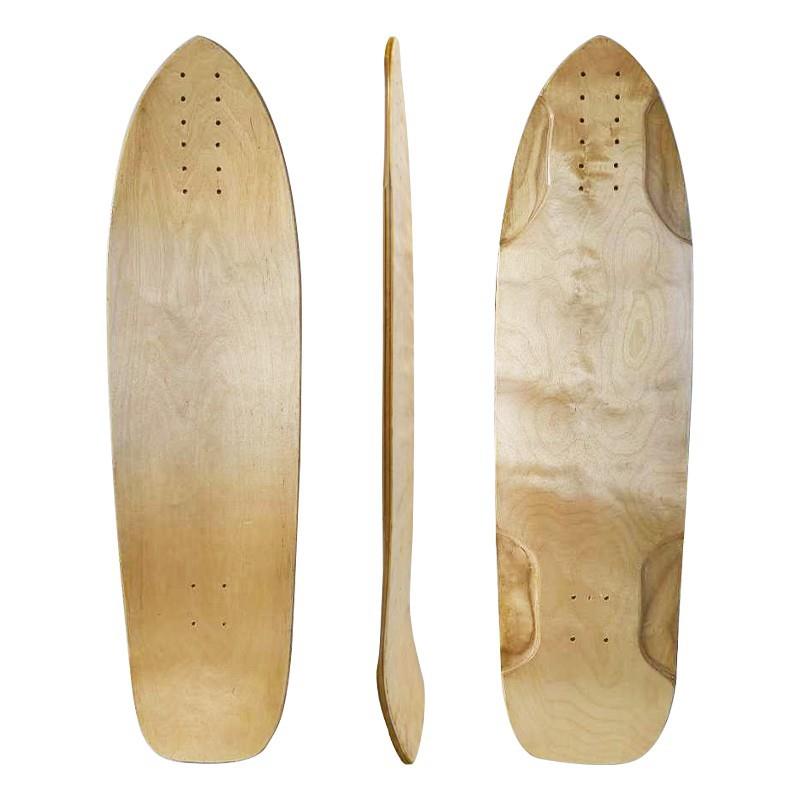 陆地冲浪滑板36inch硬岩枫木长板陆冲速降全能板面尾翘中凹版型