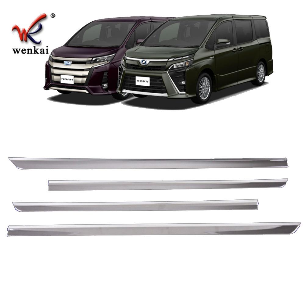 适用于丰田Noah改装外车门防撞饰条Voxy80系专用门边电镀亮条