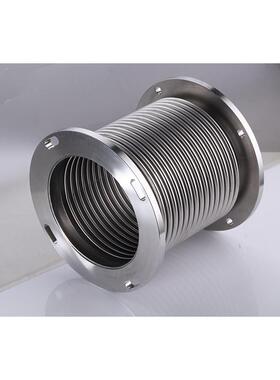 供应ISO-K/F膨胀节304/316L不锈钢法兰补偿QI真空波纹管DN63-250