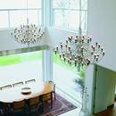 LOFT复式 住宅楼梯吊灯意大利客厅挑高餐厅别墅餐桌led灯casa照明