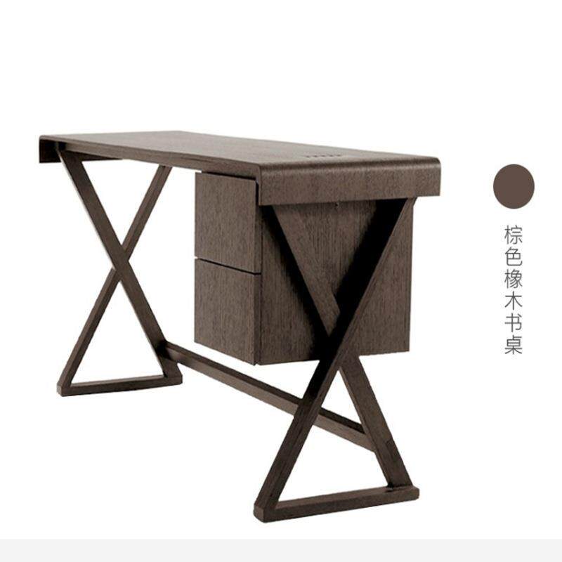 黑色钢琴烤漆电脑桌现代简约书桌创意个性写字台烤漆儿童书桌整装