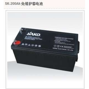 三科免维护蓄电池200AH12V铅酸EPS太阳能UPS电动汽车摩托胶体电瓶