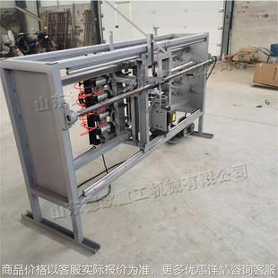 全自动木料锄把机 十字镐把木棒砂光机 椭圆形锥形木柄制作机器