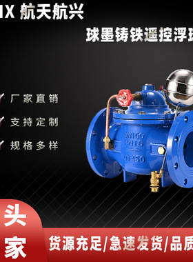 航天航兴 球墨铸铁法兰遥控浮球阀液压水位控制阀100X-16Q