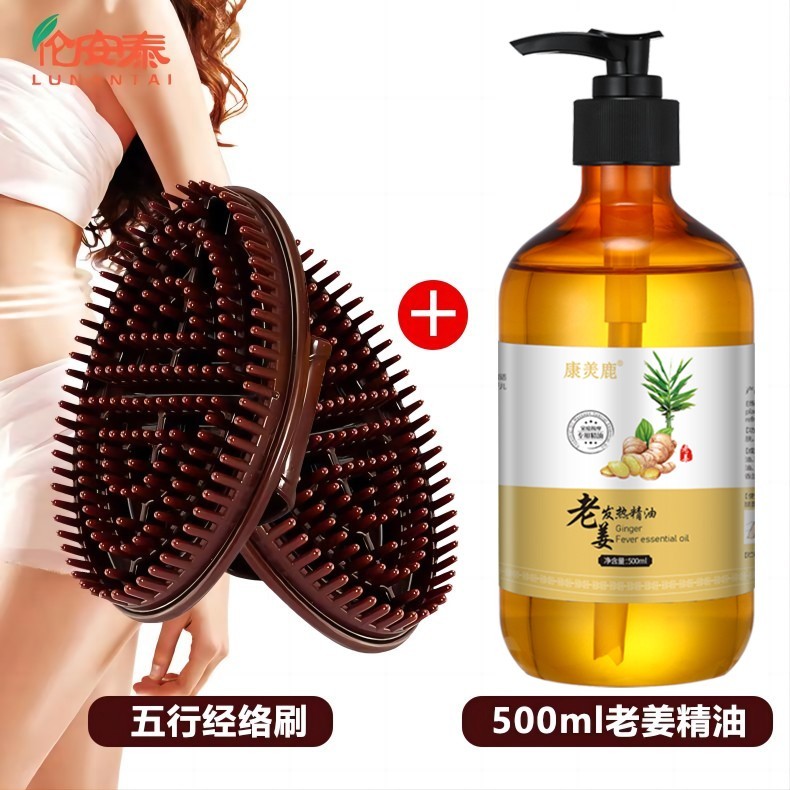 【伦安泰】经络刷身体按摩刷五行经络刷腿部揉腹腹部按摩器全家通