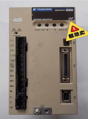 安川驱动器1.3KW，SGPMS-6R0AP0A，的。~询价