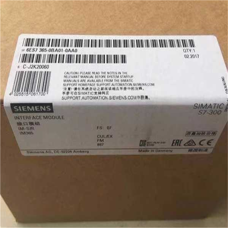 议~6ES7 365-0BA01-0AA0接口模块