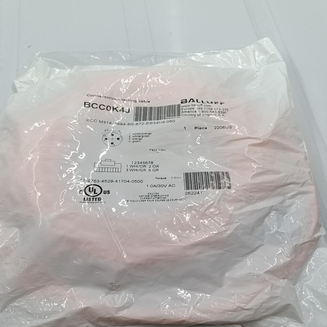 巴鲁夫连接线BCC0K4J BCC M414-E894-8G~询价