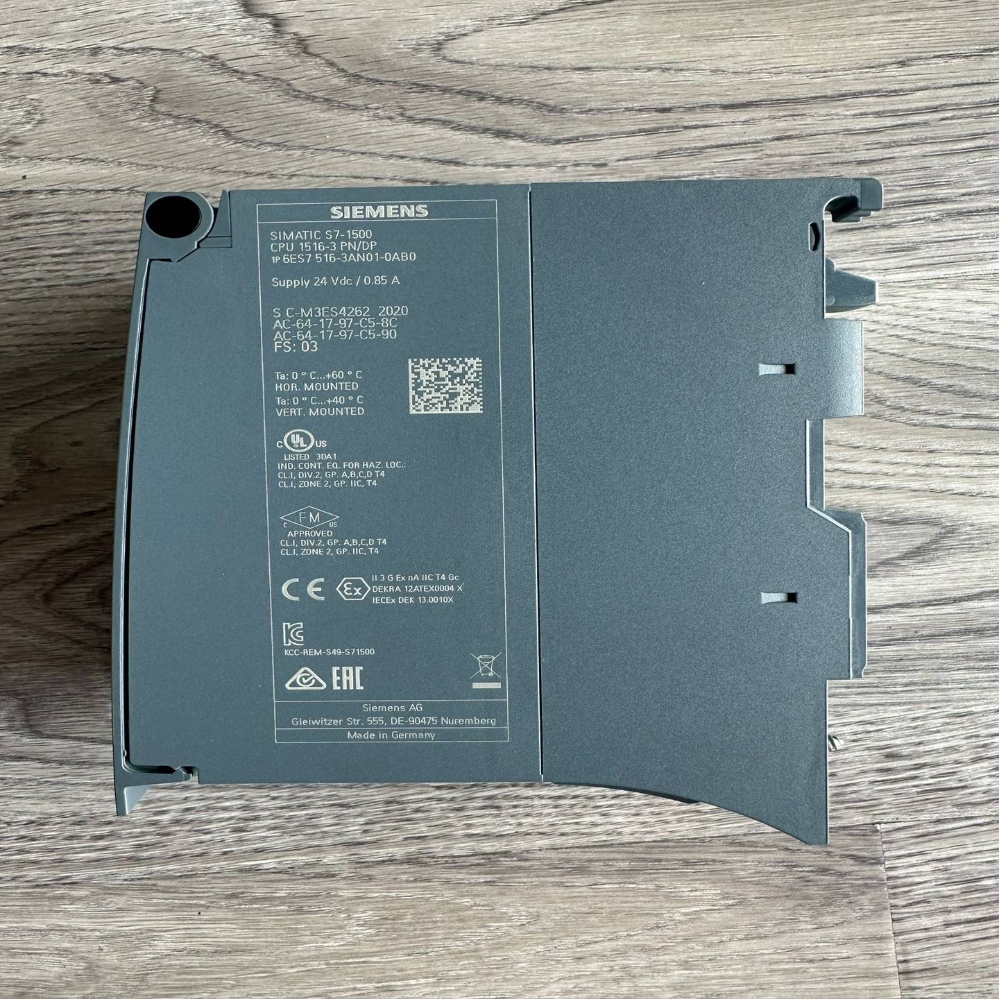 (询价)CPU1516-3PN516-3AN01，20年，S7