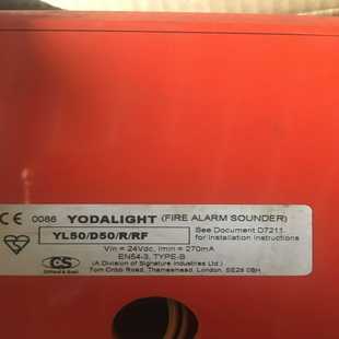CLIFFORD SNELL YODALIGHT  YL50/D50/R/RF FIRE ALARM SOUNDE