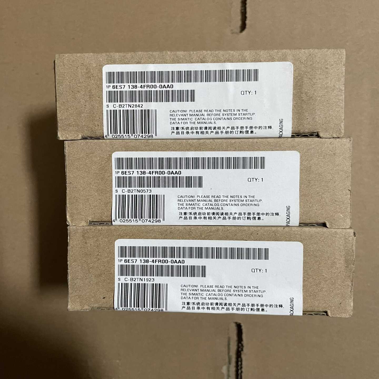 西门子PLC模块 6ES7 138-4FR00-0AA0，全~议价