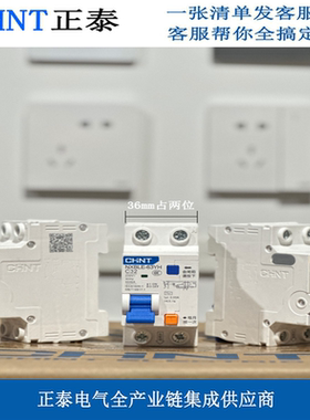 二位漏电保护器漏保NXBLE-63YH 1P+NC10A16A20A32A40A63A 占2