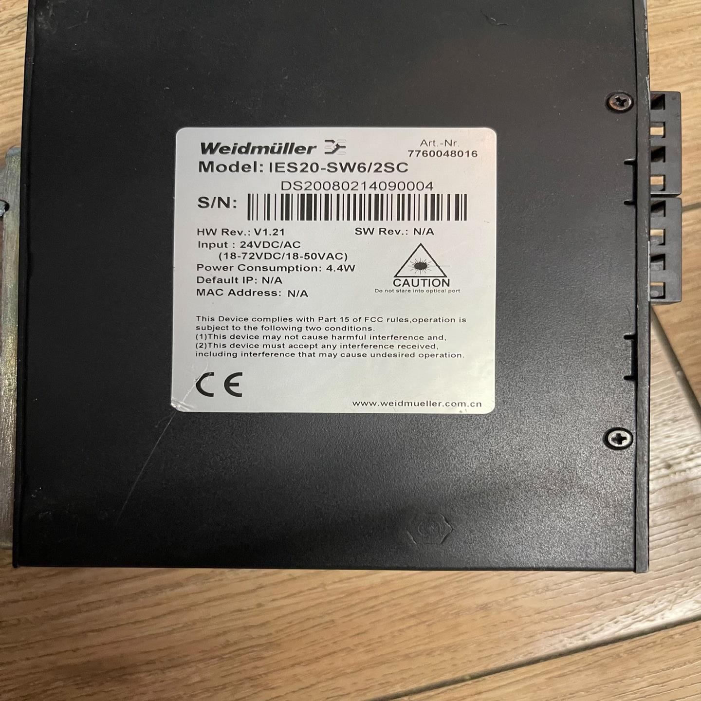 询价~魏德米勒/WEIDMULLER 7760048016 交换机