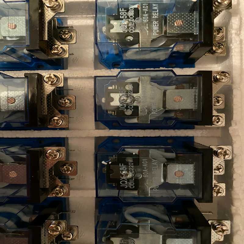 议~JQX-58F大功率继电器60A中间继电器DC220V