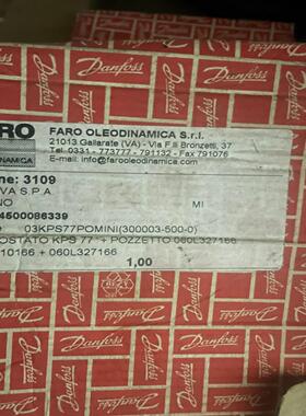 DANFOSS丹佛斯温度开关  KPS77 未使用（基数电子）