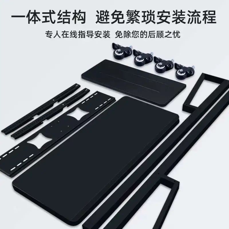 电视机移动支架落地式推车会议一体机适用于小米海信通用带轮架子