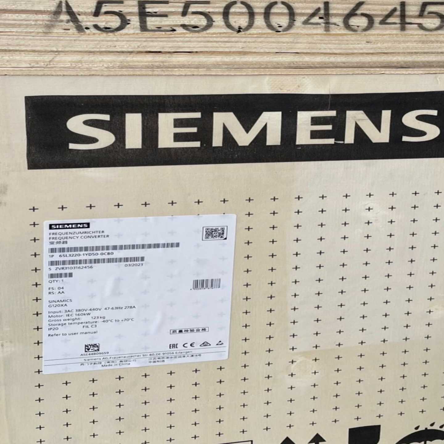 西门子G120XA变频器6SL3220-1YD50-0CB--议价商品
