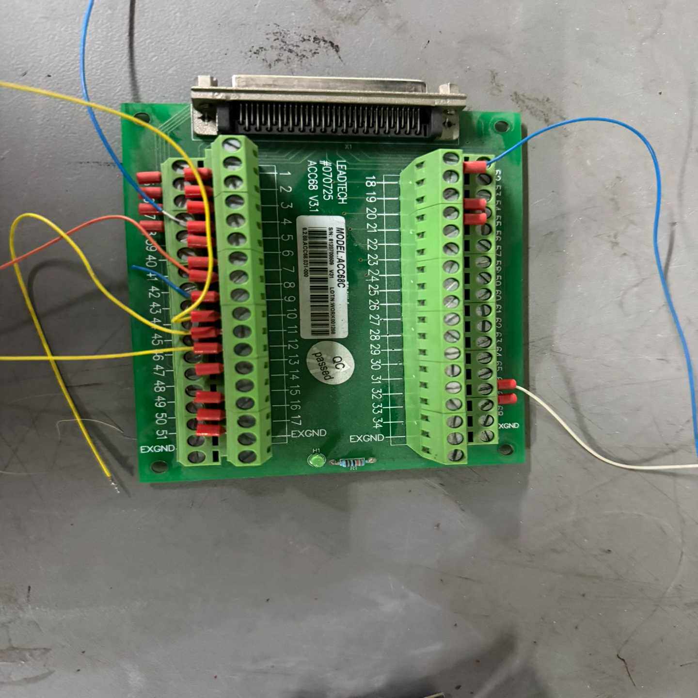 雷赛接线端子板，ACC68C V3.1~询价