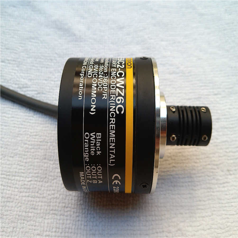 E6C2-CWZ6C/500P/R 2M 机床编码器 实心轴光电编码器 送联轴器