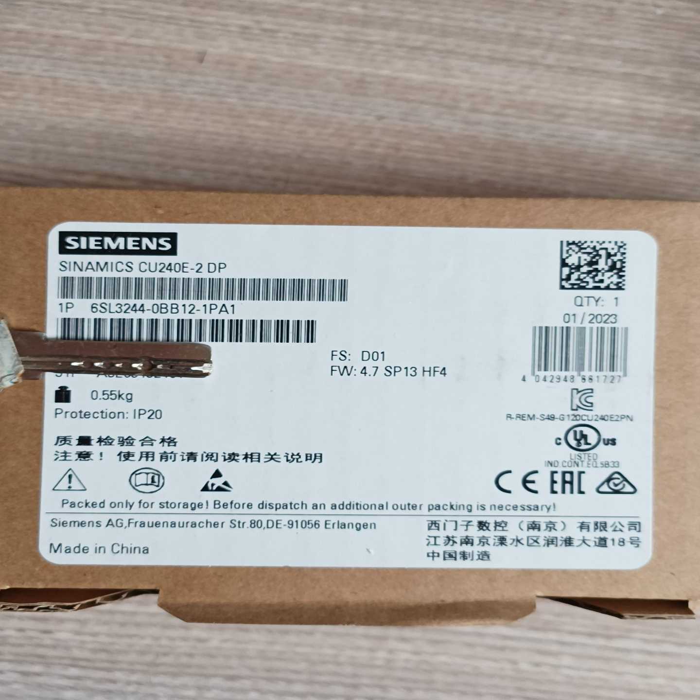 6SL3244-0BB12-1PA1（佳毅工控）