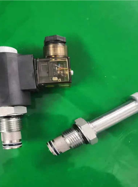 DHF10-228双向截止阀芯液压插装阀电磁阀二位二通常闭双向电