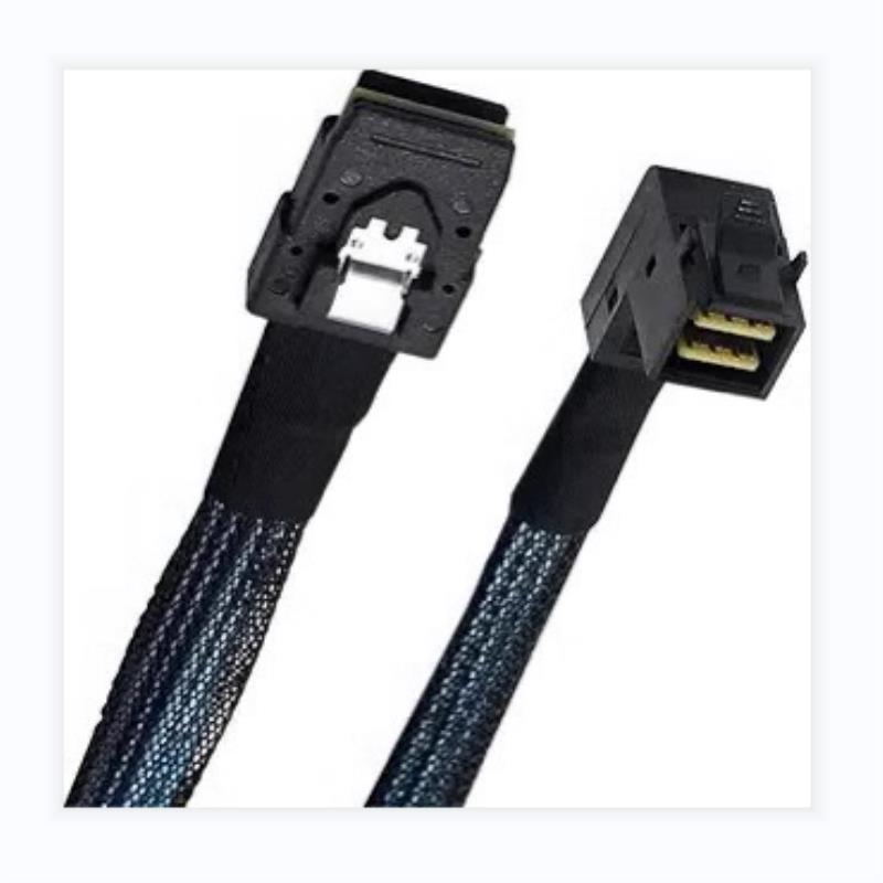 隆兴弯头原装Mini SAS线SFF-8087转8643阵列卡背板转接线12G对6*