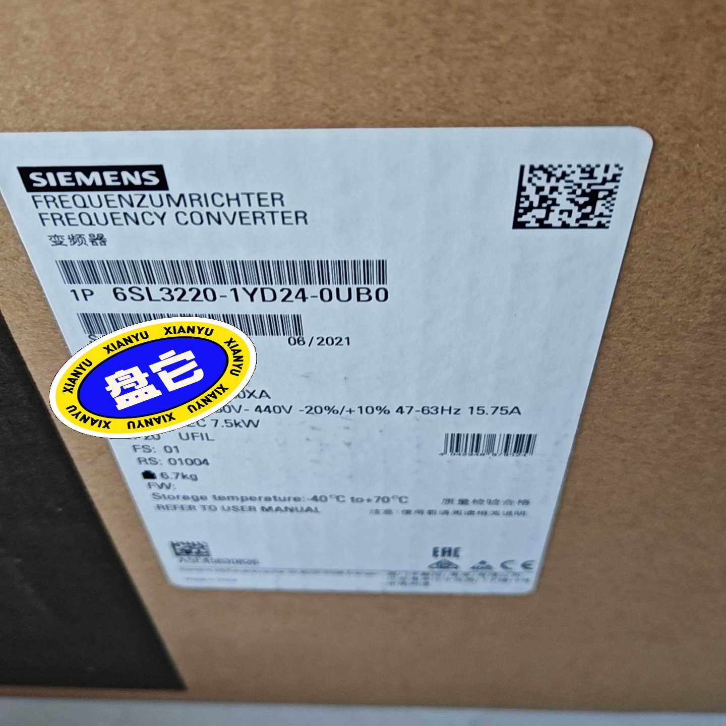 6SL3220-1YD24-0UB0【侨报商行】