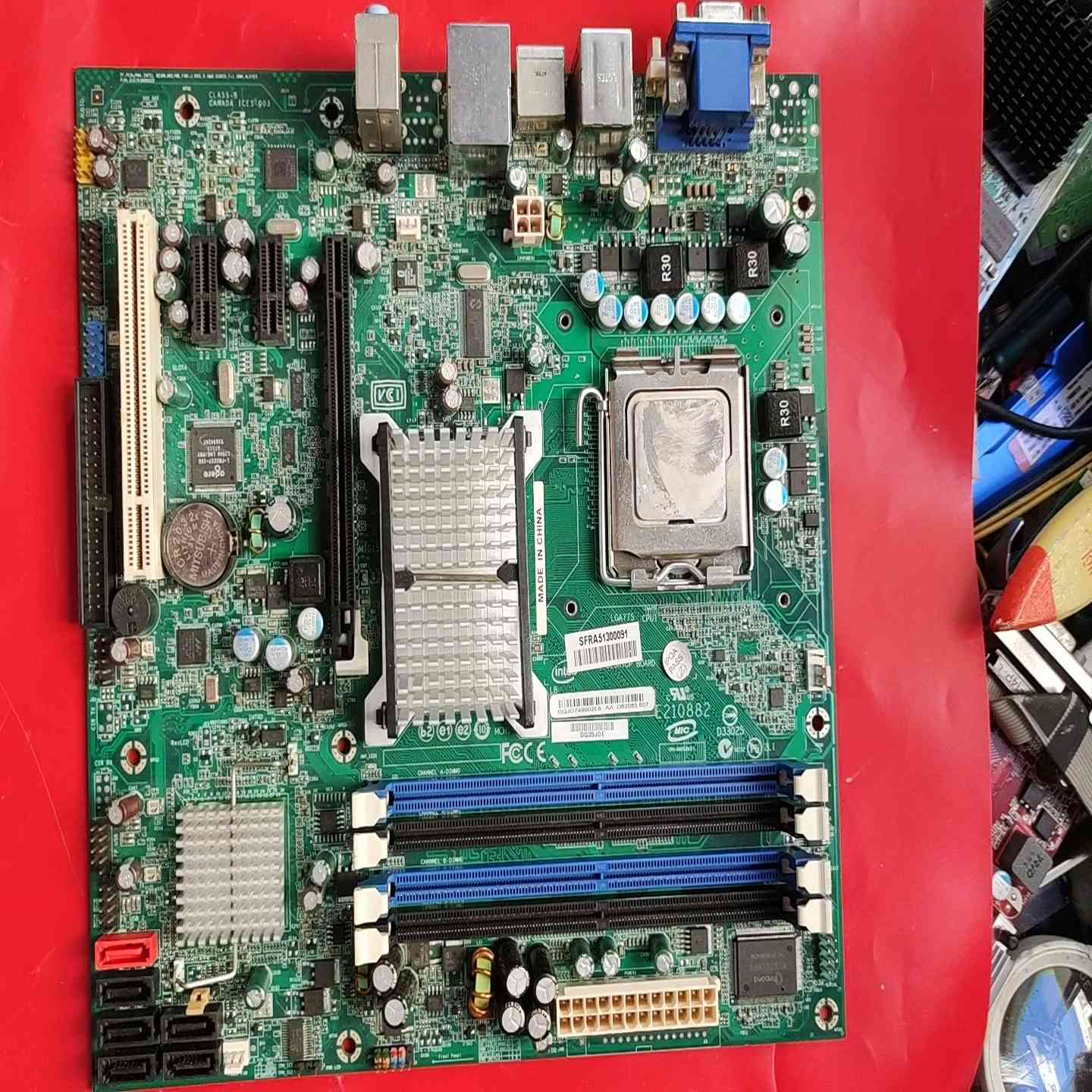英特尔Q35主板DQ35JOE/DG33SXG2工控机主板包【鑫鑫商铺】