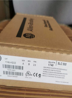 适用~1746-HSCE, SLC500系列高速计数模块