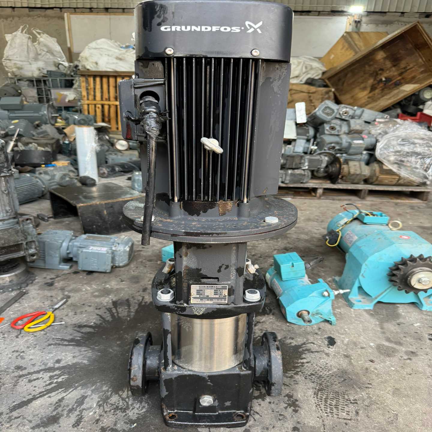 格兰富 立体水泵 5.5KW。在用拆机 具体详细下面有实图9【鑫