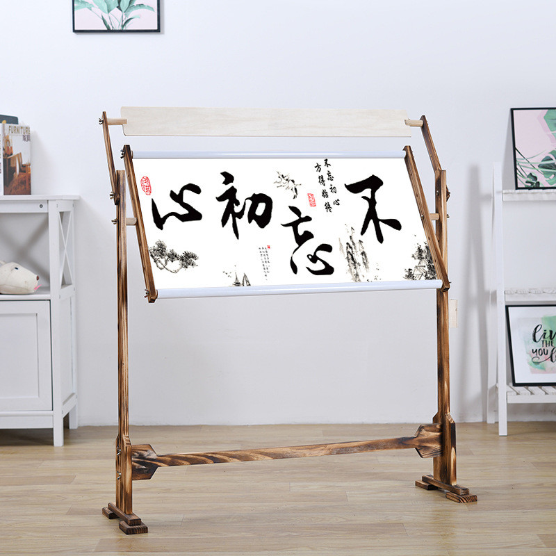 diy手工刺绣固定架棚架十字绣辅助工具绣架可调立式实木绣花支架