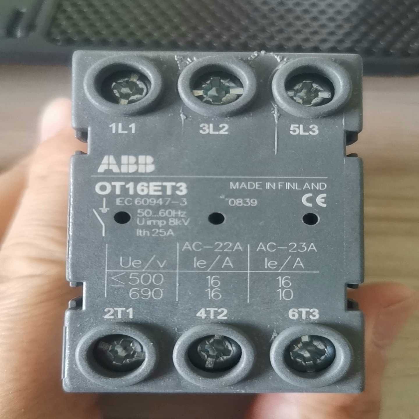 ABB 隔离开关 OT16ET3  2只 120一只，~询价