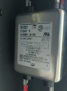 Corcom电源滤波器6VS1 F7247 6A 120v（基数电子）