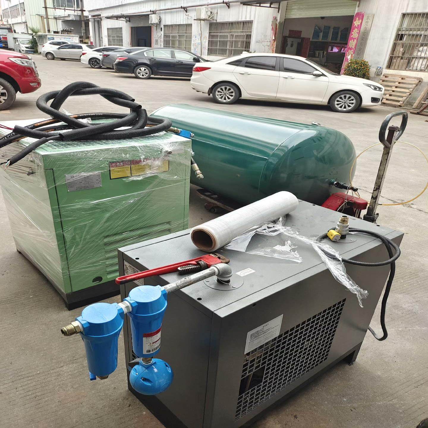 空压机，9.9成新，15千瓦，20P.带冷干机，储气罐整套，~询价,3C数码配件,其它配件,淘宝优惠券,粉丝福利购,淘宝优惠卷