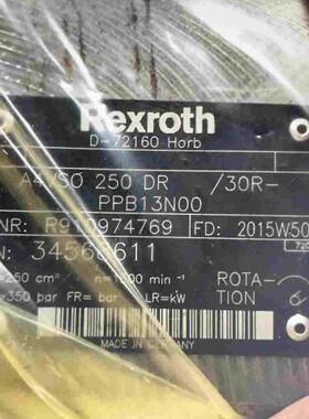 德国力士乐柱塞泵R910974769 A4VSO250DR/~询价